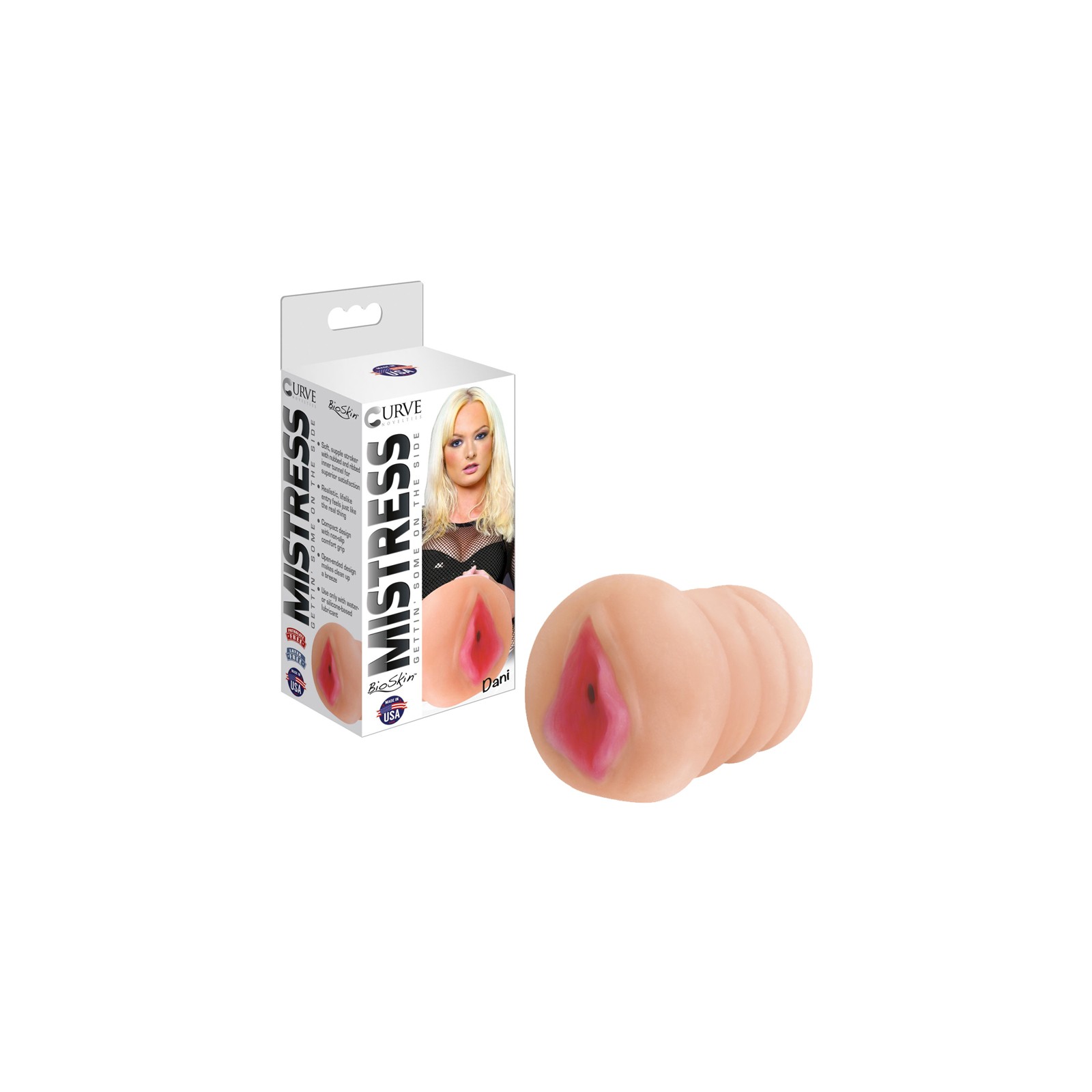 Curve Toys Mistress Dani Estimulador Vaginal Beige