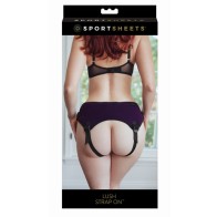 Arnés Ajustable para Strap-On Sportsheets Lush Púrpura