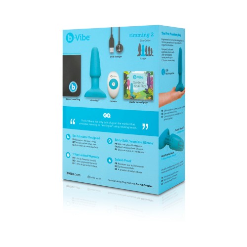 Plug Anal Vibrante Rimming 2 b-Vibe Teal