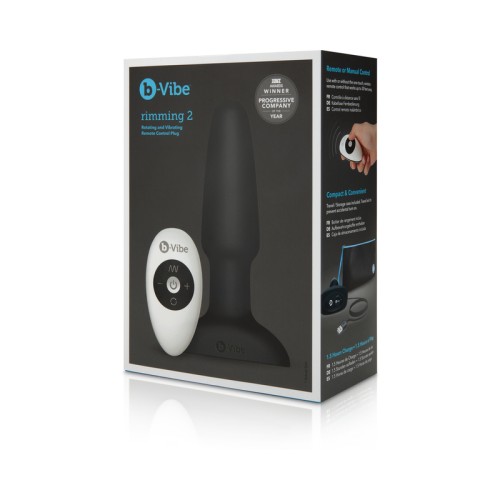 b-Vibe Rimming Plug 2 con Control Remoto