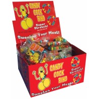 Candy Cock Ring - Sweet Edible Treats - 50 Pieces