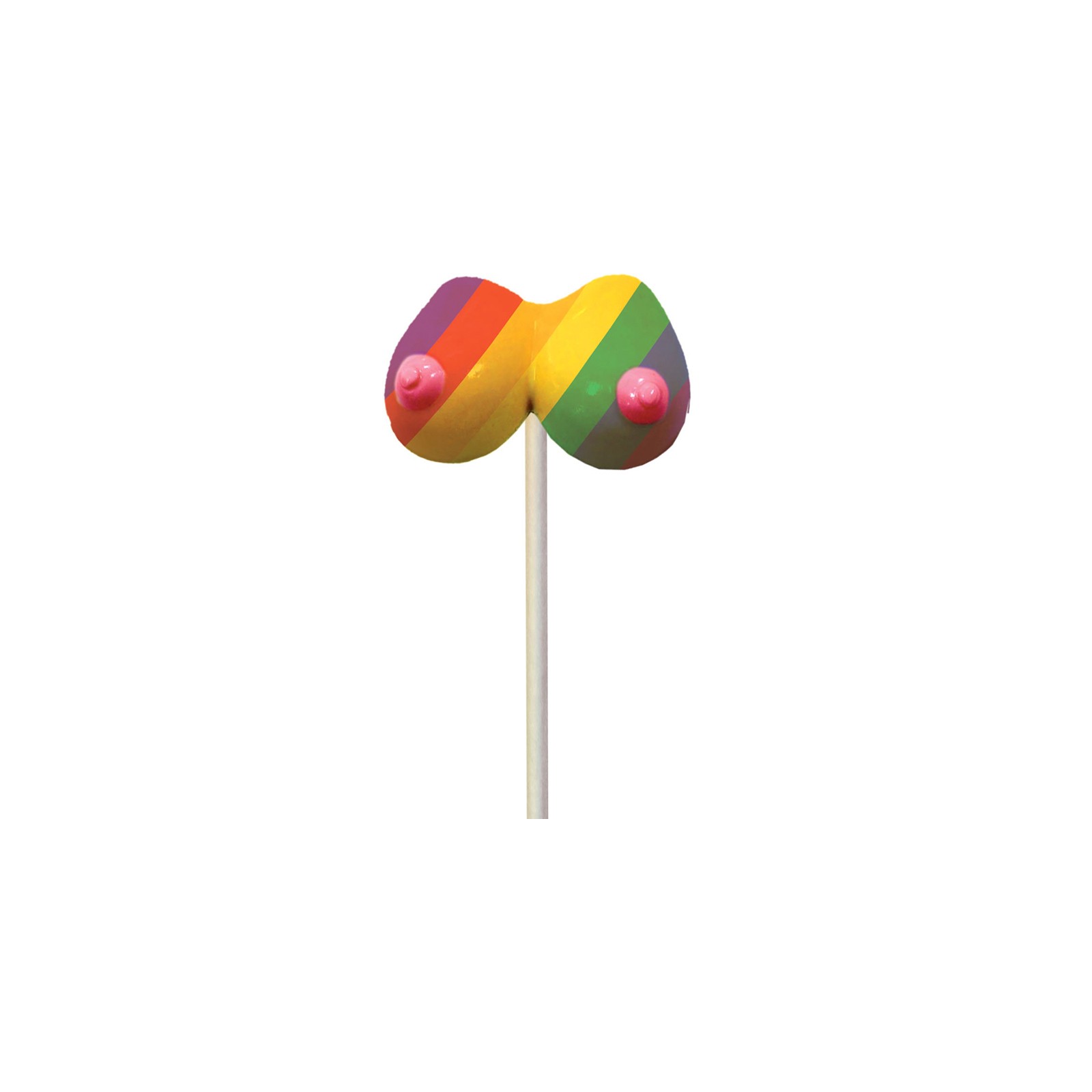 Rainbow Boobie Candy Pop - Fun Treat