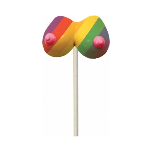 Rainbow Boobie Candy Pop - Fun Treat