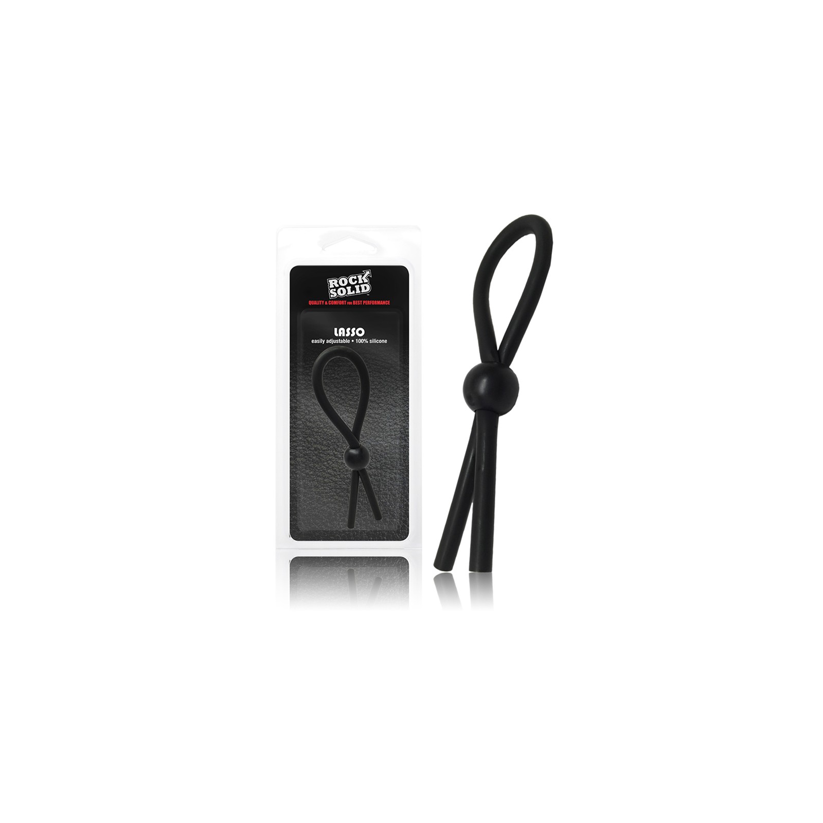 Lasso/Bolo Ajustable Rock Solid en Negro