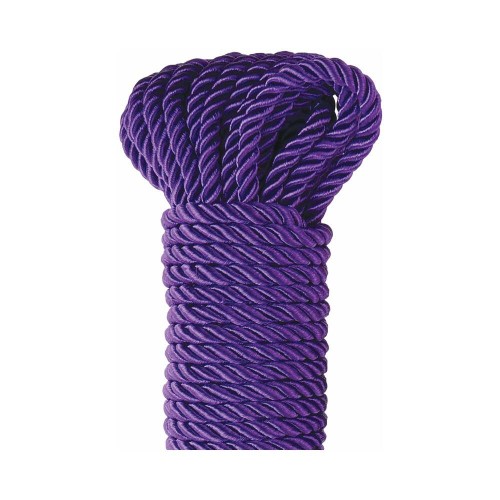 Pipedream Deluxe Silk Rope 32 ft Purple