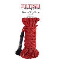 Pipedream Fetish Fantasy Deluxe Silk Rope Red