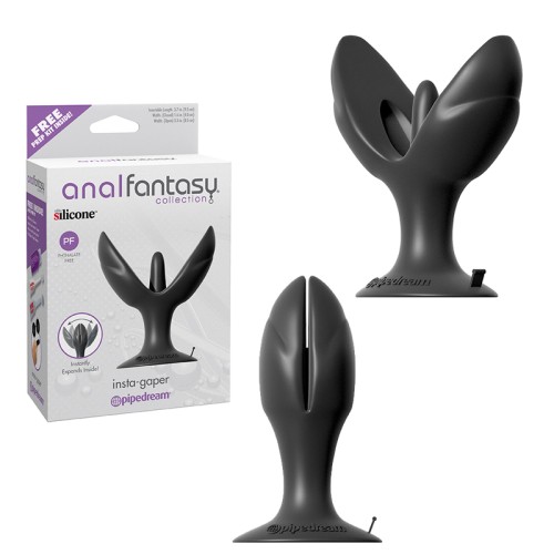 Pipedream Anal Fantasy Silicone Insta-Gaper Expanding Plug Black