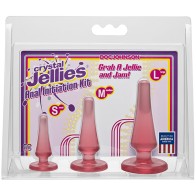 Crystal Jellies Pink Anal Initiation Kit for Beginners