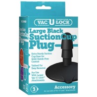 Plug de Succión Grande Vac-U-Lock Negro