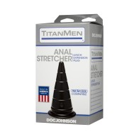 TitanMen Anal Stretcher - 6 inches Black for Enhanced Pleasure