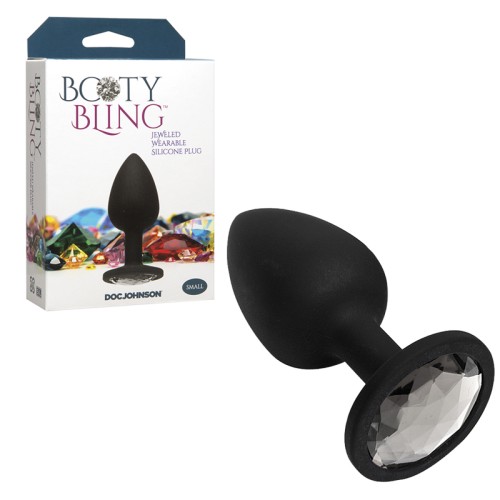 Booty Bling Pequeño Plateado - Placer Brillante para Ti