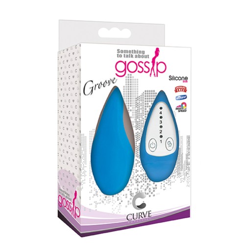 Vibrador de Silicona Gossip Groove - 4 Velocidades y Resistente al Agua