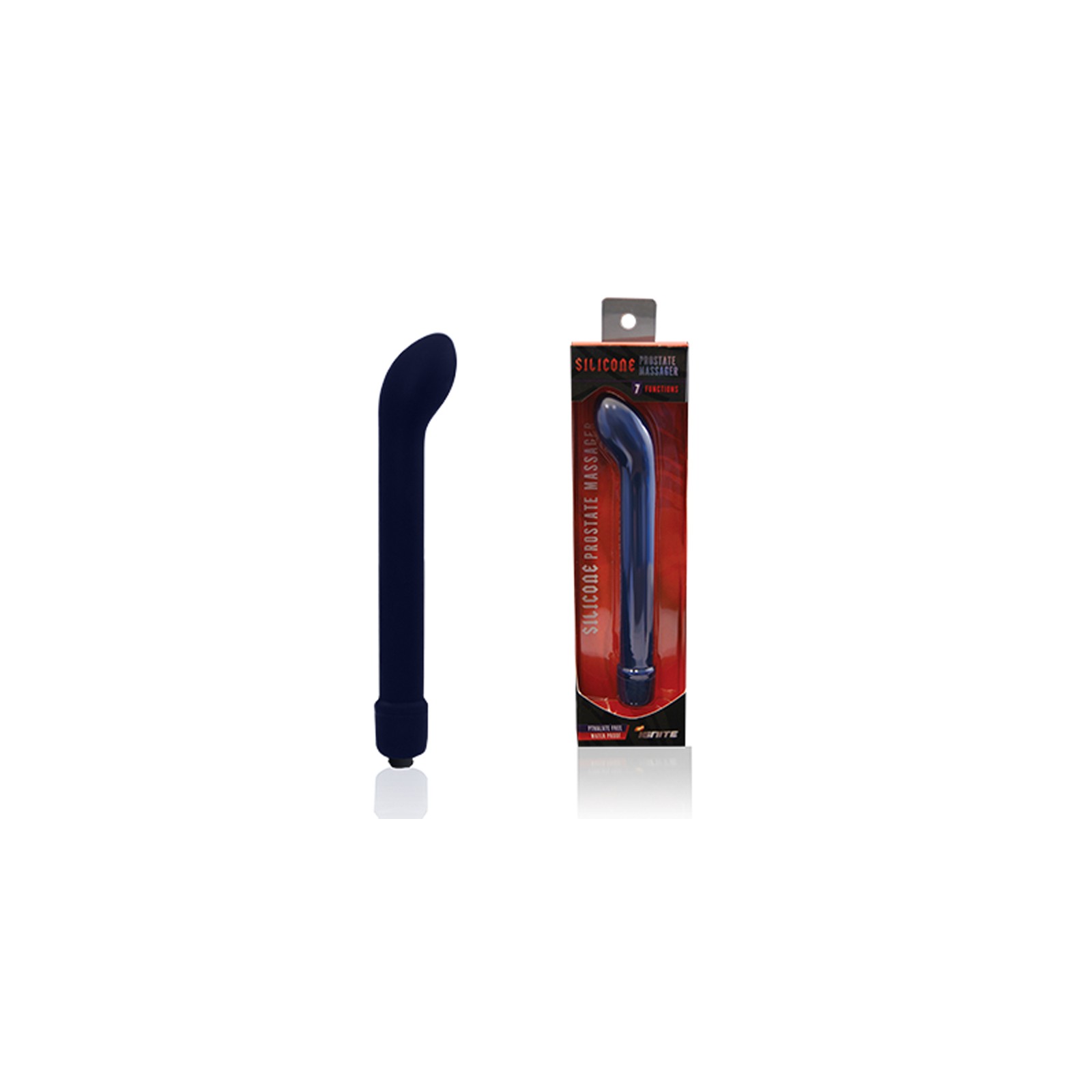 SI Vibrating Prostate Massager Silicone Blue