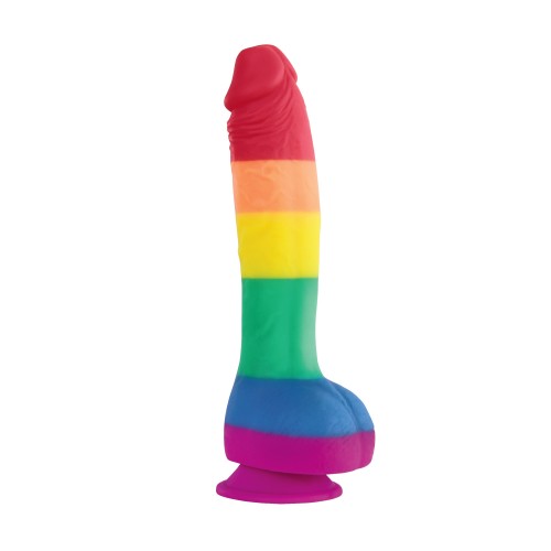 Dildo Edición Orgullo 8 Pulgadas con Ventosa