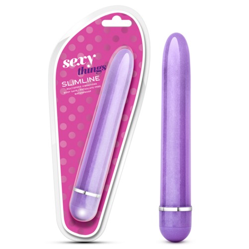 Sexy Things Slimline Vibrator 7in Purple