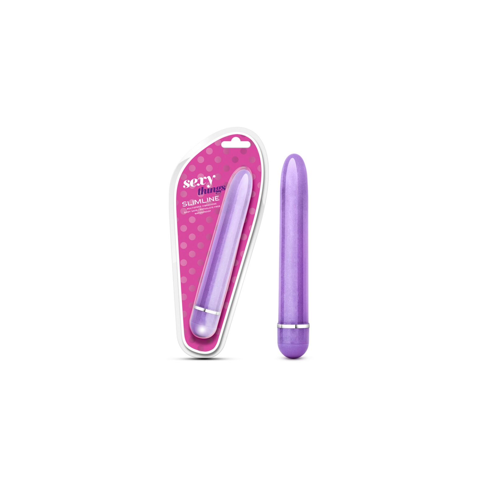 Sexy Things Slimline Vibrator 7in Purple