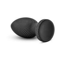 Spark Silicone Anal Plug - Small Carbon Fiber