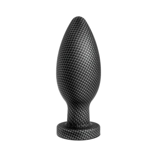 Spark Silicone Anal Plug Medium - Carbon Fiber