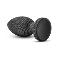 Spark Silicone Anal Plug Medium - Carbon Fiber