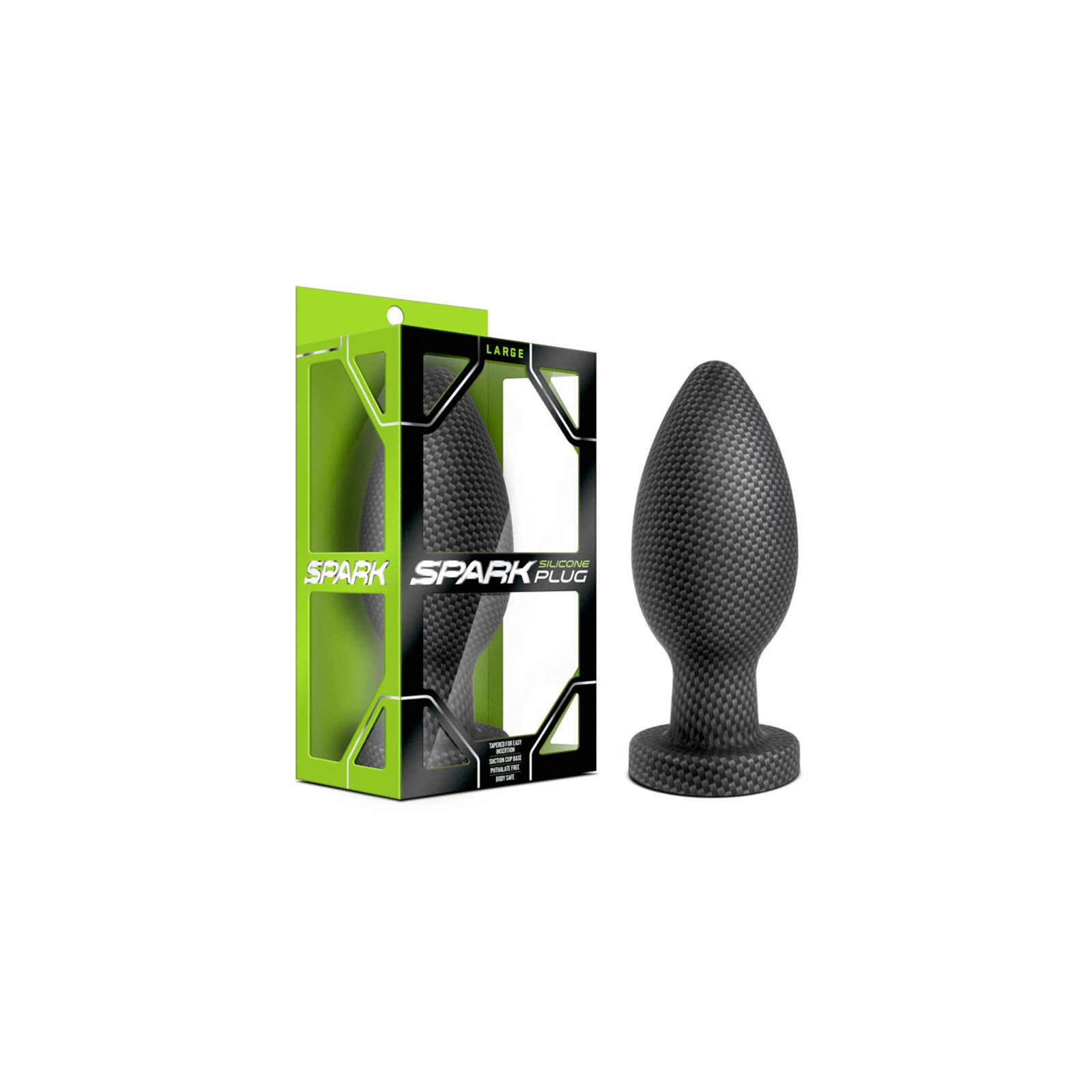 Plug Anal Grande de Silicona Spark - Placer Avanzado