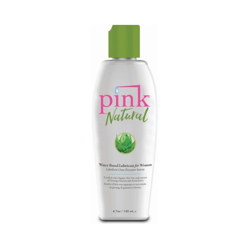 Pink Natural Water-Based Lubricant for Enhanced Pleasure