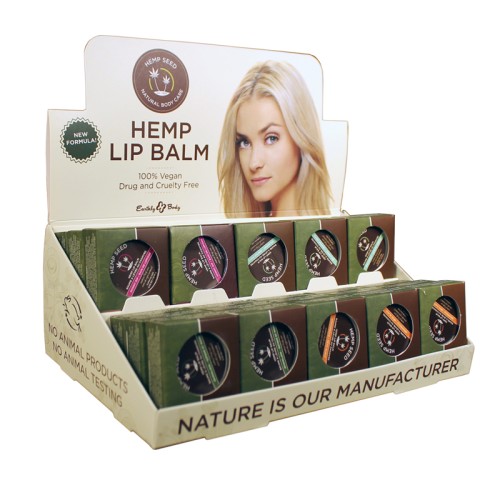 Earthly Body Hemp Lip Pot Assortment for Smooth Lips