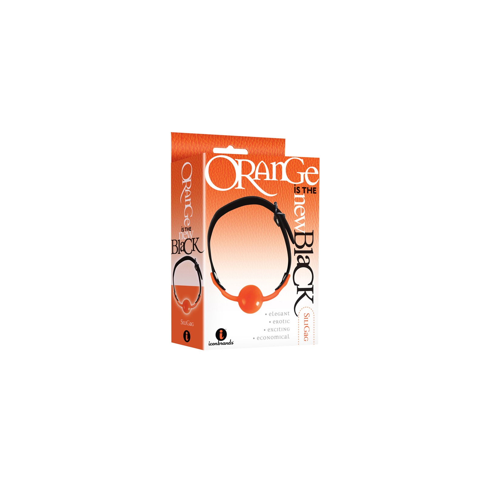 SiliGag Silicone Bag Gag Orange