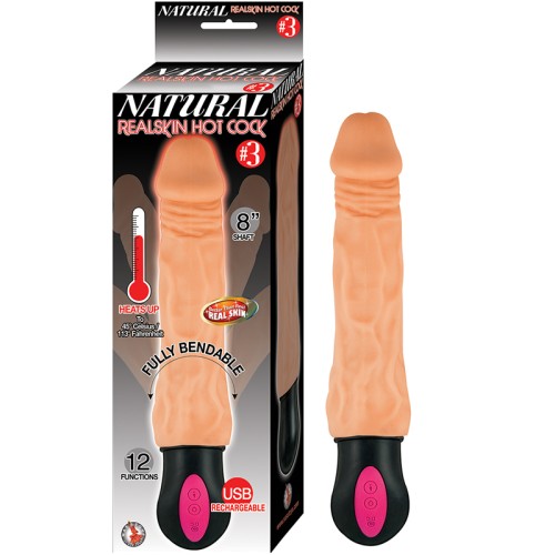 Natural Realskin Hot Cock #3 12 Luz - Placer Realista