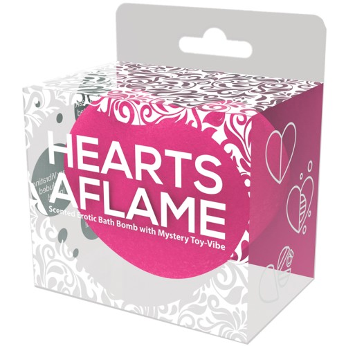 Hearts Aflame Erotic Lovers Bath Bomb