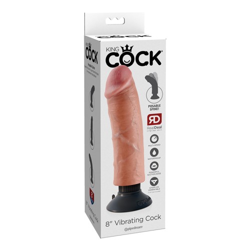 Dildo Vibrante Pipedream King Cock de 8 Pulgadas