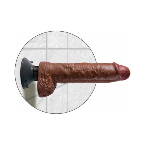 Dildo Vibrador Pipedream King Cock 10 in. - Placer Realista