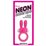 Pipedream Neon Rabbit Ring - Pink