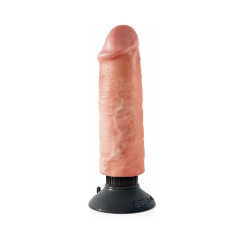 Dildo Vibrante Pipedream King Cock de 6 in. con Ventosa