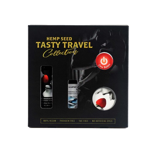 Earthly Body Tasty Travels Strawberry Set for Romantic Getaways