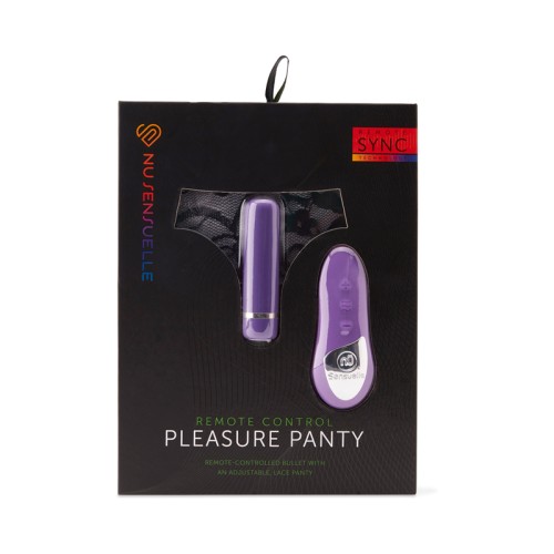 Panty Vibrador de Control Remoto Nu Sensuelle para Estimulación Clitoridiana