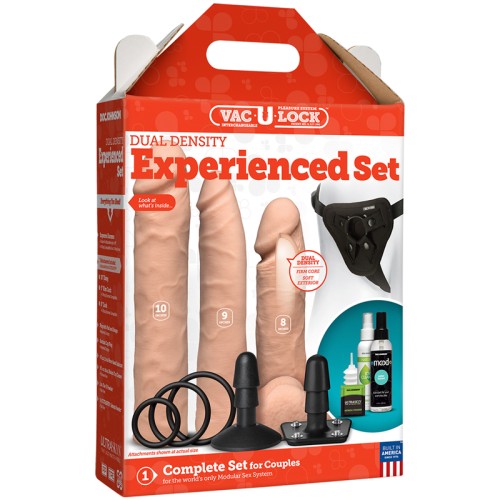 Vac-U-Lock Dual Density Experienced Set - Ultimate Strap-On Pleasure