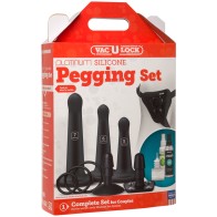 Set de Pegging de Silicona Vac-U-Lock | Juego Realista y Versátil