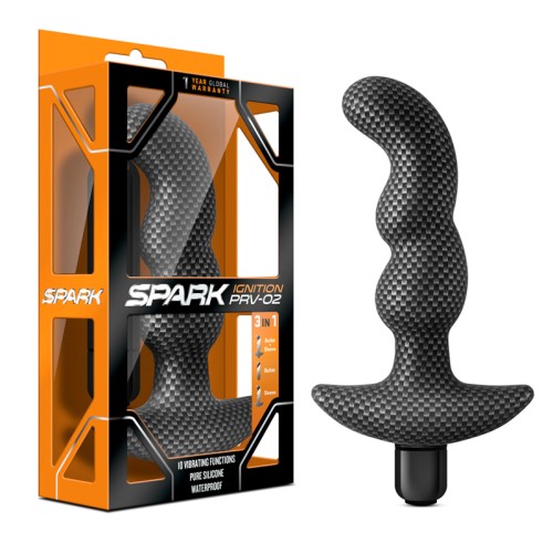 Masajeador Prostático Spark Ignition PRV-02 con Funciones Vibratorias