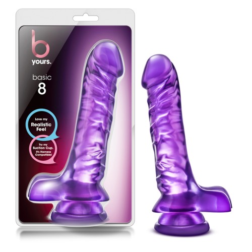 B Yours Basic 8" Realistic Dildo for Ultimate Pleasure