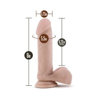 Dildo Posicionable 8 in. Au Naturel