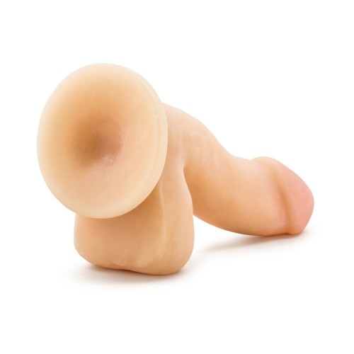 Au Naturel Dual Density Dildo with Balls Beige