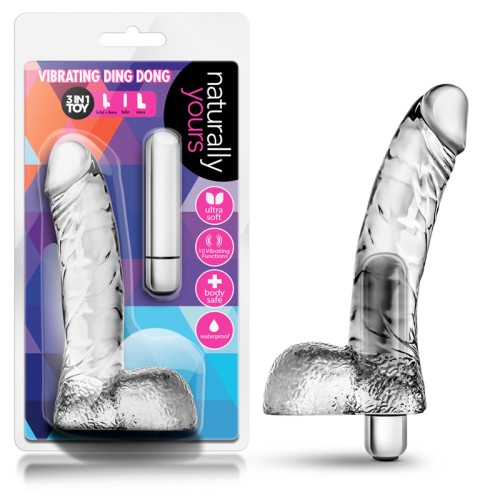 Ding Dong Vibrador con Testículos para Principiantes