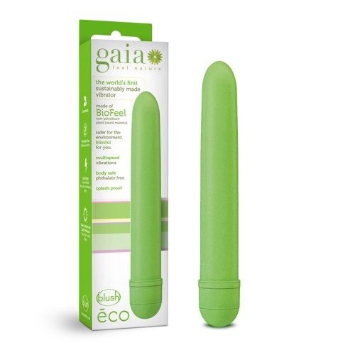 Vibrador Slimline Ecológico Gaia Verde