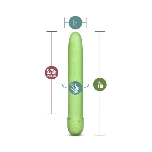 Gaia Eco Slimline Vibrator in Green