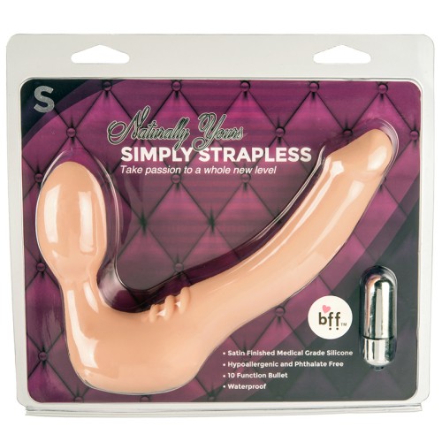 BFF Simply Strapless Small Vanilla - Vibrating Delight