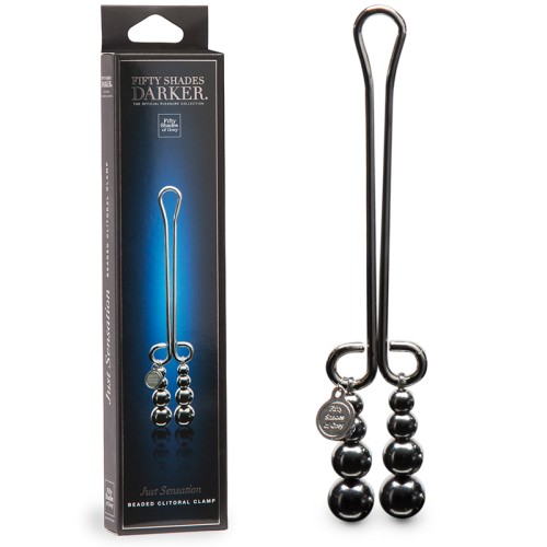 Clamp Clitoriano Beaded Just Sensation Fifty Shades Darker para Placer Sensacional