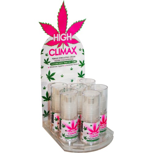 Potenciador Femenino High Climax con Aceite de Semilla de Cáñamo