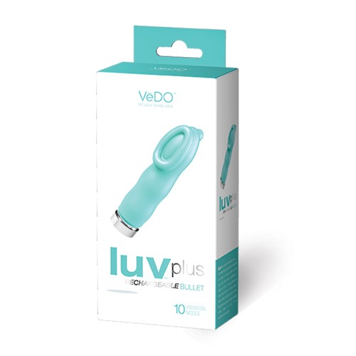 VeDO Luvplus Tease Me Rechargeable Vibe Turquoise