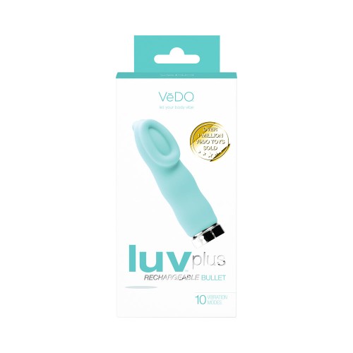 VeDO Luvplus Tease Me Rechargeable Vibe Turquoise