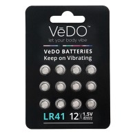 VeDO 12 Pack LR41 Batteries